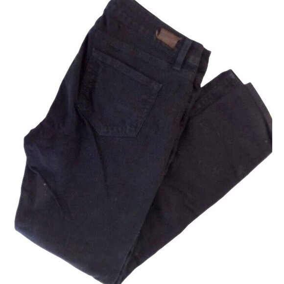 Paige Skinny Fashion Jeans‎ Size 29 Black Cotton Blend USA Made - Picture 1 of 6